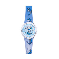 Дитячий годинник Better 009 Dolphin White-Blue з кварцовим механізмом та силіконовим ремінцем