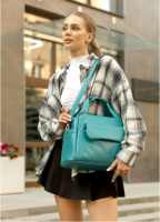 Жіноча спортивна сумка блакитна