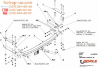 Тягово-сцепное устройство (фаркоп) Opel Astra G (universal) (1998-2004)