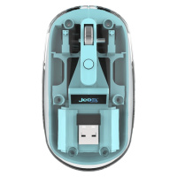 Беспроводная мышь Jedel WD131P transparent-blue