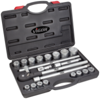 Набор торцевых головок 3/4 «19-50мм, 21пр. , VIGOR, V2318n