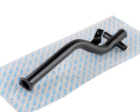 Труба подводящая насоса водяного ВАЗ 2190-92  черная «саксофон»