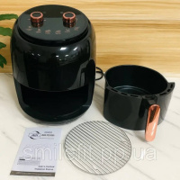 Електро Фритюрниця безмасляна Rainberg RB-2318 3800 Вт зі знімним кошиком 8.5л до 30 хв Black