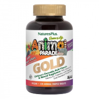 Мультивитамины для Детей, Вкус Ассорти, Animal Parade Gold, Natures Plus, 120 жевательных таблеток