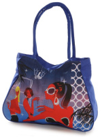 PODIUM Сумка Женская Пляжная текстиль Podium 86108 blue