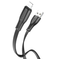 Кабель Borofone BX85 USB to Lightning 1m black