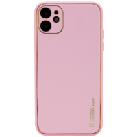 Шкіряний чохол для Apple iPhone 12 (6.1«») - Xshield (Рожевий / Pink) - купити в SmartEra.ua