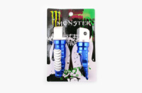 Підніжки пасажирські (mod:1, сині) MONSTER ENERGY