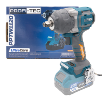 Акумуляторний гайковерт PROFI-TEC PPTW11020 UltraCore (20В/каркас)