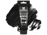 Фарба художня Acryl PRO ART Kompozit 75 мл, 540 марс чорний