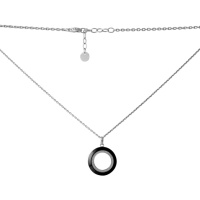 Серебряное колье CatalogSilver с керамикой, вес изделия 10,21 гр (2068938) 500 размер