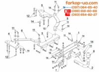 Тягово-сцепное устройство (фаркоп) Volvo V50 (2004-2012)
