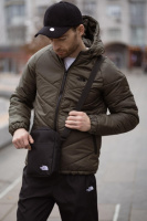 Комплект чоловічий: куртка Active TNF хакі + штани TNF чорні. Барсетка TNF у подарунок! (1448593417)