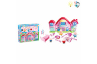 Розвиваюча іграшка Ігровий набір Будиночок Пеппи YM808-5 з меблями та фігурками