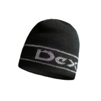 Шапка водонепроникна Dexshell Beanie Reflective Logo чорна з лого S/M 56-58 см