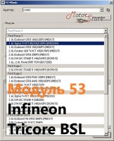 Модуль 53 загрузчика прошивок PCMflash - Infineon Tricore BSL