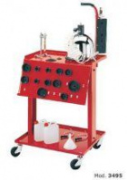 Пневматическая установка для замены тормозной жидкости в комплекте :