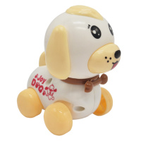 Игрушка заводная Собака  665 Белый