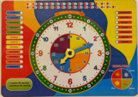 Іграшка «Годинник» 30*21см.+Пори року, місяці, тижні.