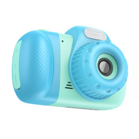 Детский фотоаппарат Hoco DV201 с двумя камерами blue