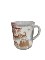 Прозора чашка Marry Christmas