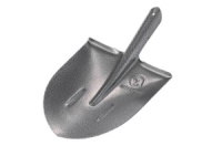 Лопата штикова американка Intertool 0.8 кг з ребрами жорсткості (FT-2000)