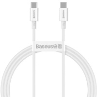 Дата кабель Baseus Superior Series Fast Charging Type-C to Type-C PD 100W (2m) (CATYS-C) (Білий) - купити в SmartEra.ua