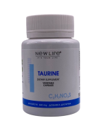 Таурин добавка для енергії та витривалості 60 рослинних капсул New Life