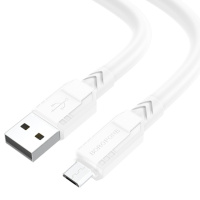 Кабель Borofone BX81 USB to MicroUSB 1m white