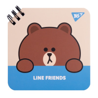 Блокнот YES Line Friends Brown 151749 80 листов