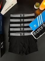 Чоловічий набір трусів 5 шт Adidas колір чорний