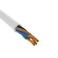 Кабель Одескабель 05VV-F 5G10 белый, цена за метр
