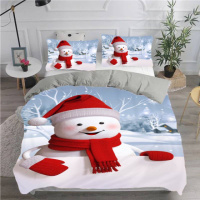 Постельное белье из плюш-велюра Снеговичок 3044 13615 215×150 см