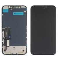 Дисплей для Apple iPhone XR с чёрным тачскрином Original (переклееное стекло)