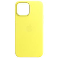 Шкіряний чохол для iPhone 11 Pro (5.8«») - Leather Case (AA) (Yellow) - купити в SmartEra.ua