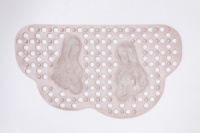 Коврик для душевого поддона противоскользящий 70*40 см, бежевый HP-47-8BE