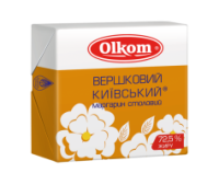 Маргарин Вершковий Київський 72,5 % 200 гр Олком / Olkom