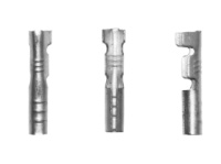 Наконечник латунний автомобільний № 015-10 штекерный трубчастый, д 2,40 мм для проводу 0,35-0,75 мм кв