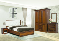 Комплект спальной  МИРА с 3-х дверным шкафом