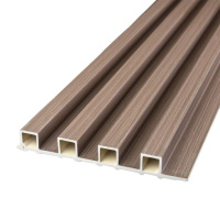 Рейка декоративная WPC стеновая 3000х160х23мм Светлый орех SW-00001853