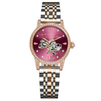 Жіночий годинник Awarder 049 Silver-Gold-Pink з механікою та автопідзаводом