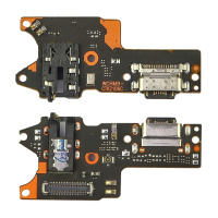Разъём зарядки для Xiaomi Redmi 9 на плате с микрофоном и компонентами