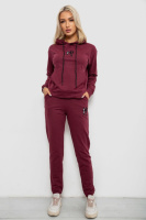 Спортивний костюм жіночий двонитка, колір сливовий / 313
