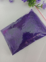 Блёстки (глиттер) Упаковка - 50 грам. Цвет - фиолетовый