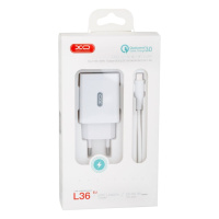 Мережевий Зарядний Пристрій XO L36 QC3.0 Type-C