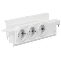 Розетковий модуль для розподільного щита Hager Volta