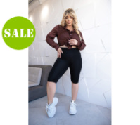 Жіночі шорти-велосипедки з дайвінгу «Larry» оптом | Батал| Розпродаж моделі