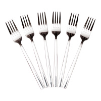 Набор столовых вилок 6 штук из нержавеющей стали 20.5 (см) Серебро HP-8-23