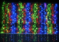 Гирлянда RD-7149 водопад 400LED 3x3м Цвет ламп-Микс, с заглуш. (10х40Ламп)