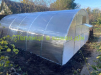 Теплица «СТАНДАРТ»4*10*2,10 (ш. д.в.) 40кв. м., покрытая поликарбонатом 4мм, от производителя.